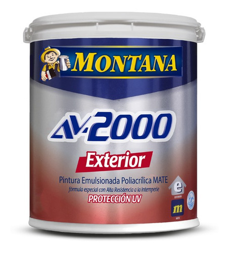 Pintura Caucho Exterior Magnolia Av-2000 Montana 