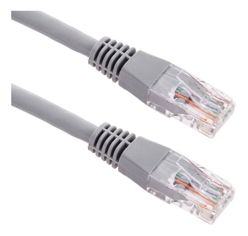 Patch Cord Utp Cable Red Utp Cat5e 1.8m Gris