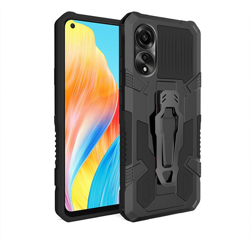 For Oppo A78 4g Belt Clip Stand Shockproof Hard Back Case