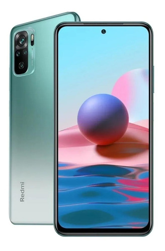 Imagem 2 de 3 de Xiaomi Redmi Note 10 Dual SIM 64 GB lake green 4 GB RAM