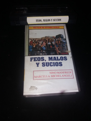 Película Feos, Malos Y Sucios Vhs