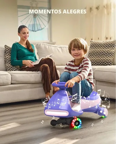 Coche Eléctrico Oscilante 2 En 1 Para Niños Rosa 3 Años | Meses sin interés Coche Eléctrico Oscilante 2 En 1 Para Niños Rosa 3 Años | Meses sin interés