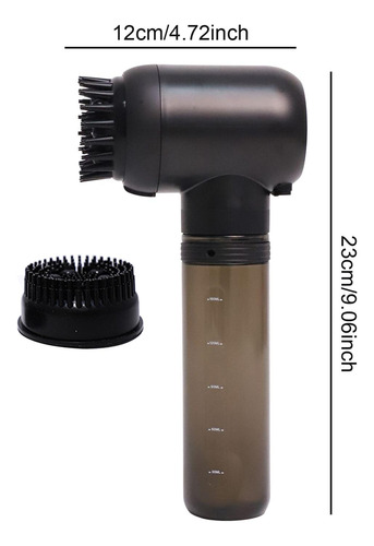 Dispensador Automático De Espuma Para Perros, Cepillo Negro
