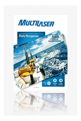 Papel Fotografico Microporos Multilaser - Pe017