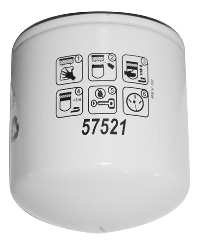 Imagen 4 de 10 de Filtro De Aceite 57521 Camiones Chevrolet Npr/ Npr Encava