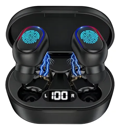 Auriculares Inalámbricos In-ear Bluetooth Fan Pro A10s Negro Con Estuche Carga