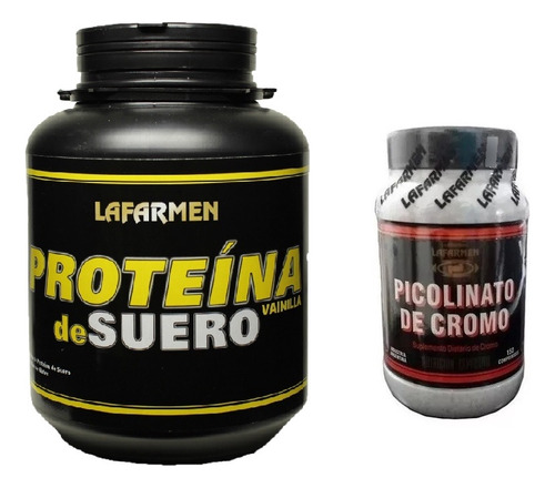 Proteína Masa Muscular Firme + Cromo Quemador De Grasa 