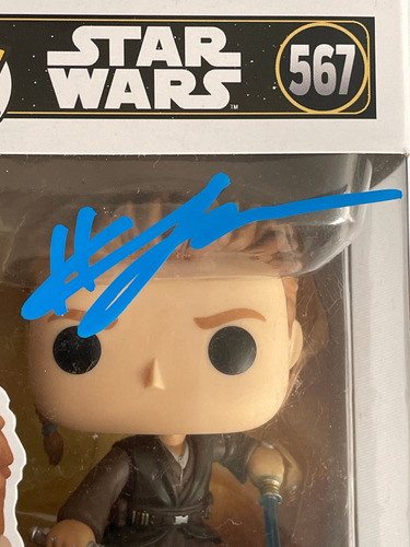 Autografo Hayden Christensen Funko Pop Anakin #567 Firmado (Usado)
