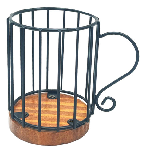 Soporte Para Filtro De Café, Caja De Hierro Para B Negro