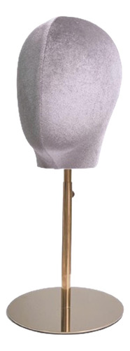 Maniquí De Cabeza De Sombrero Modelo De Exhibición Dorado