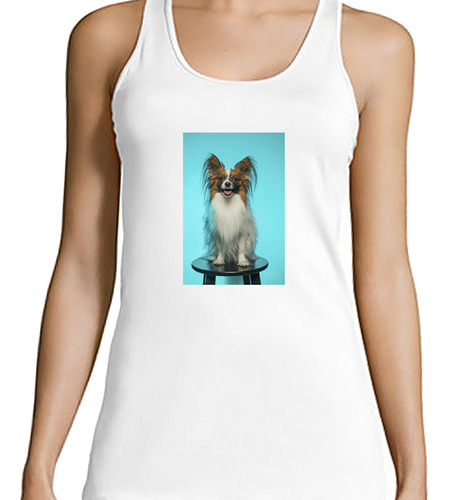 Musculosa Mujer Perros 5 Perrito Sonriente Gracioso