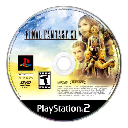 Jogo Final Fantasy Xii Para Playstation 2 Ps2