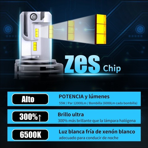 Applicable To Bombilla For Faros De Coche H4 Led 60w 12000