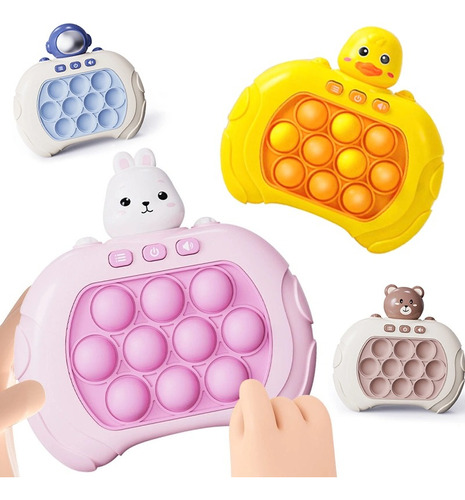 Brinquedo Mini Game Pop It Fast Push Anti Stress Com Pilhas