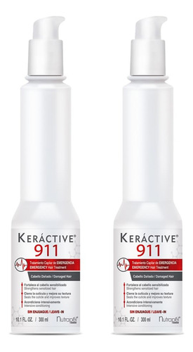 2 Keractive 911 Tratamiento Capilar Emegencia Sin Enjuague