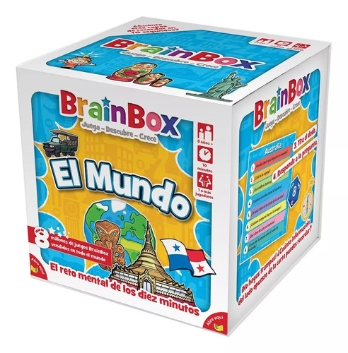 Brainbox El Mundo - Juego De Mesa - En Español / Diverti