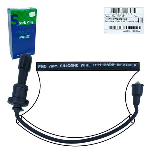 Imagen 7 de 8 de Cables Bujias Sorento 2.4 2003 2004 2005 2006 Original