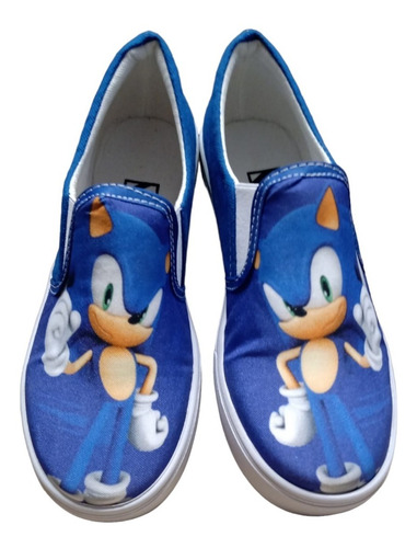Tenis Zapato Sonic Lona Moda Casual Envio Full