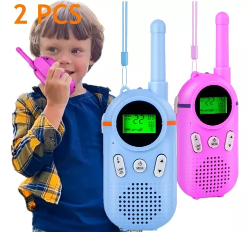 Walkie Talkies Para Niños Recargable,un Par,22 Canales,3km