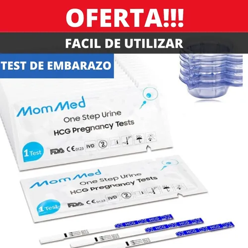 Pack 5 Test De Embarazo 99 Efectividad Mommed