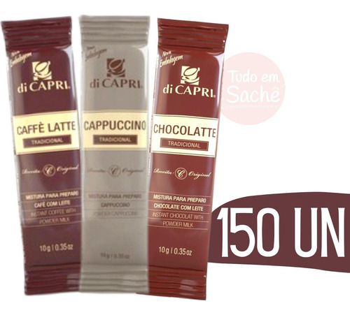 Kit Sachê Davinci Cappuccino + Chocolate + Café Leite 150 Un