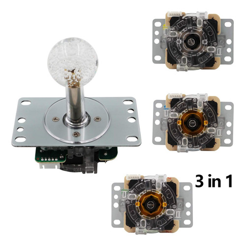 Arcade Led Joystick Sanwa Estilo Juego De Lucha Joystick Led