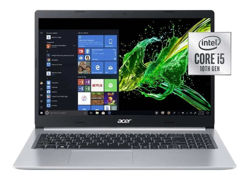 Notebook I5 Acer A515-54-585n 8gb 256gb Ssd 15,6 W10h Sdi