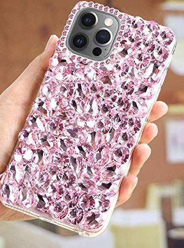 Caso Para iPhone 12 Pro Max Diamond Case,3d Diamantes De Ren