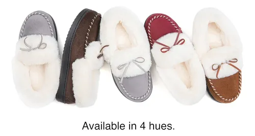 Rockdove Women's Trapper Moc Memory Foam Slipper