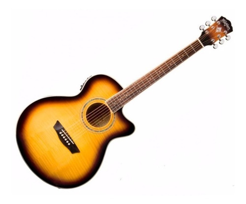 Guitarra Electroacustica Washburn Ea15atb - Sunburst