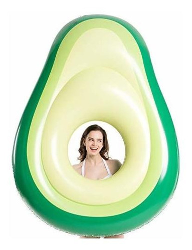 Inflable Flotador Grande Para Alberca Con Diseño De Aguacate