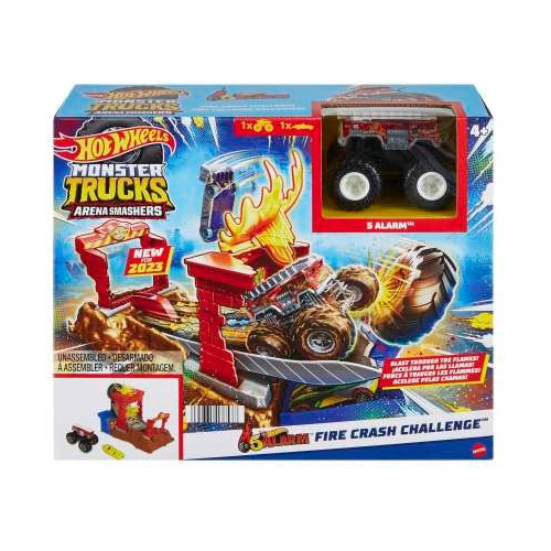 Pista Hot Wheels Monster Trucks Arena Smashers 5-alarm Fire