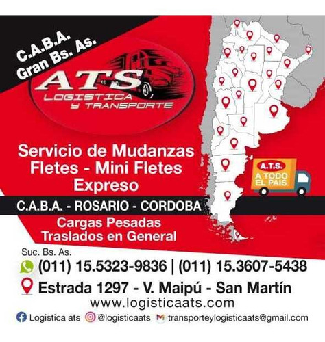 Imagen 2 de 4 de Viajes Encomiendas Caba Costa Atlantica Fletes Mudanzas