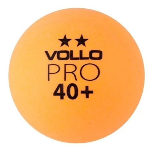 Kit Ping Pong Vollo 36 Bolinhas Tenis De Mesa Bola Laranja