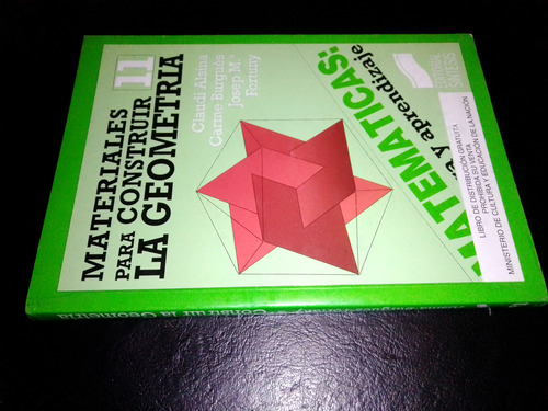 Libro Materiales Para Construir La Geometría Alsina Burgués