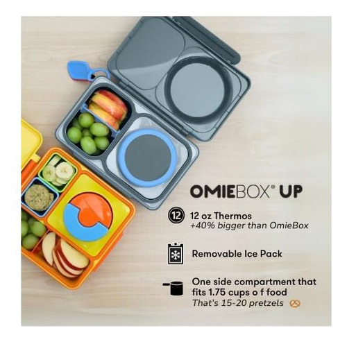 Omiebox Up Bento Box Para Crianças | Lonchera Isolada | Jarr