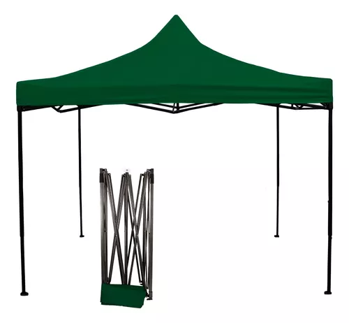 Carpa Toldo 3x3 Reforzado Plegable Impermeable Jardin Carpa Verde – Jardimex