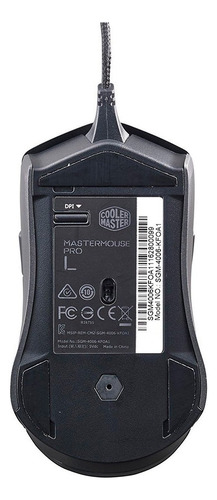 Ratón Cooler Master Mastermouse Pro L, SGM-4006-KFOA1, color negro