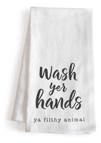 Wash Your Hands Ya - Toalla De Mano Con Diseno De Animales S