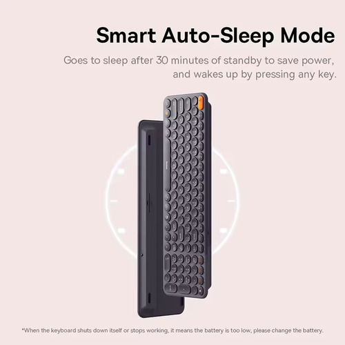 Teclado Baseus K01b Sem Fio Tri-mode Wireless Bluetooth