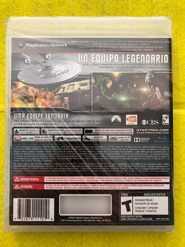 Star Trek Ps3 Fisico Nuevo Sellado