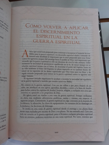 Imagen 7 de 9 de Biblia Para La Guerra Espiritual Rvr60 Imitación Piel Negro