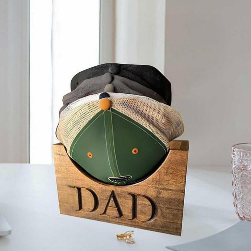 Capas De Madera Organizador De Gorros Padre Día De Regalo