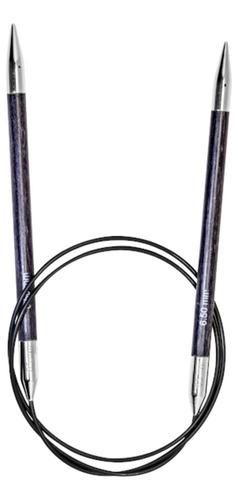 Aguja Circular Royale 80cm Cable Giratorio 6.5mm Knitpro