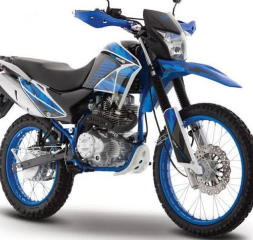 Rueda Trasera Blanco Moto Dm250 Roja