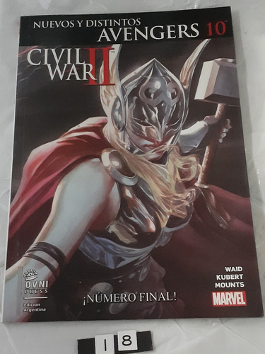 Civil War 2 No 10 , Editorial Ovni Press. Número Final 