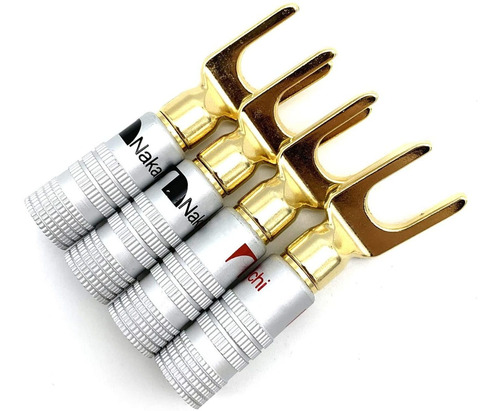 12 Plugs Spade Forquilha Nakamichi Caixas Acústicas Receiver
