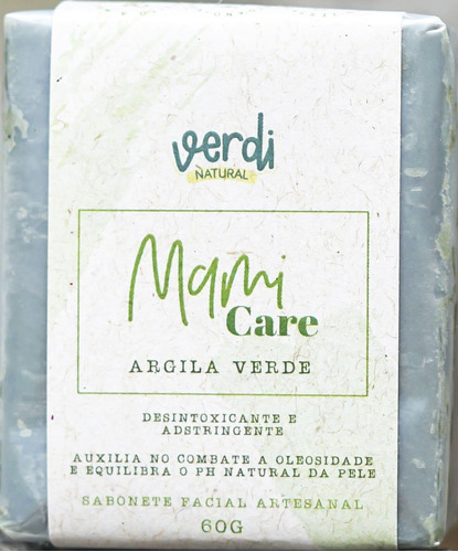 Sabonete Facial Adstringente De Argila Verde Verdi Natural