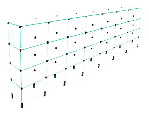 Estante De Vidro 3,50 X 1,30 X 0,30