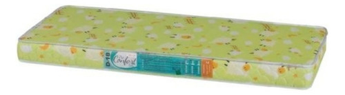 Colchon Cuna De Bebe 60 X 135 X 10 Tela O Impermeable Mixto